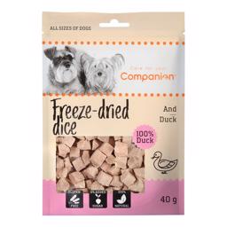 Companion Frystorkade hundgodis med anka 40g